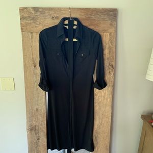 Michael Kors shirt dress in black.